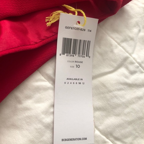 BCBG red dress - Picture 9 of 9